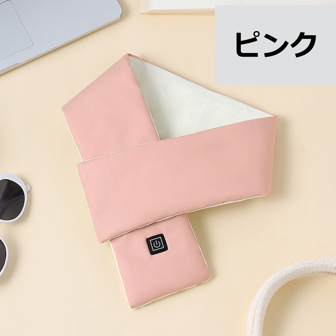 USBで温まる電熱マフラー