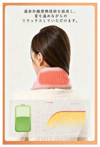 USBで温まる電熱マフラー